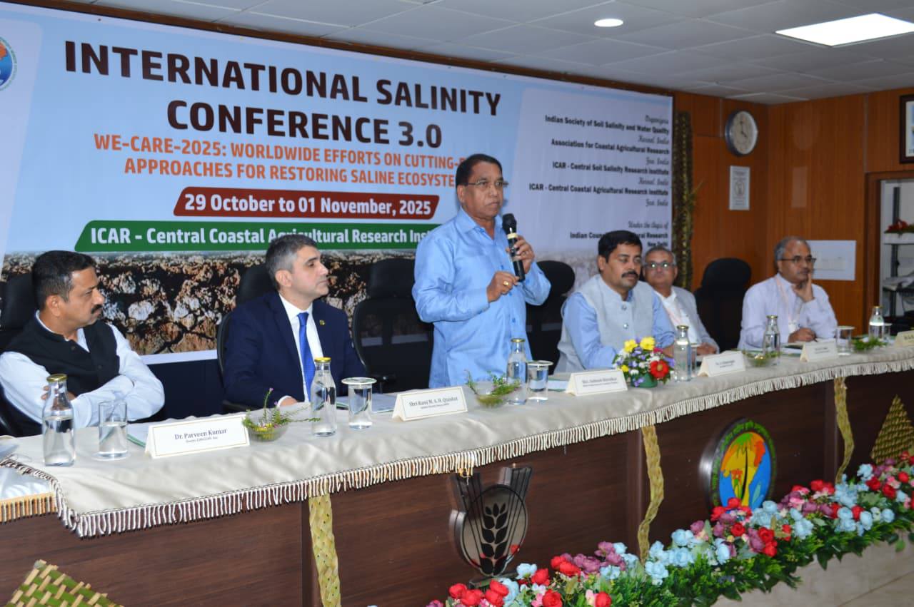 ICAR Goa hosts global forum to tackle soil salinity and protect fertile land
