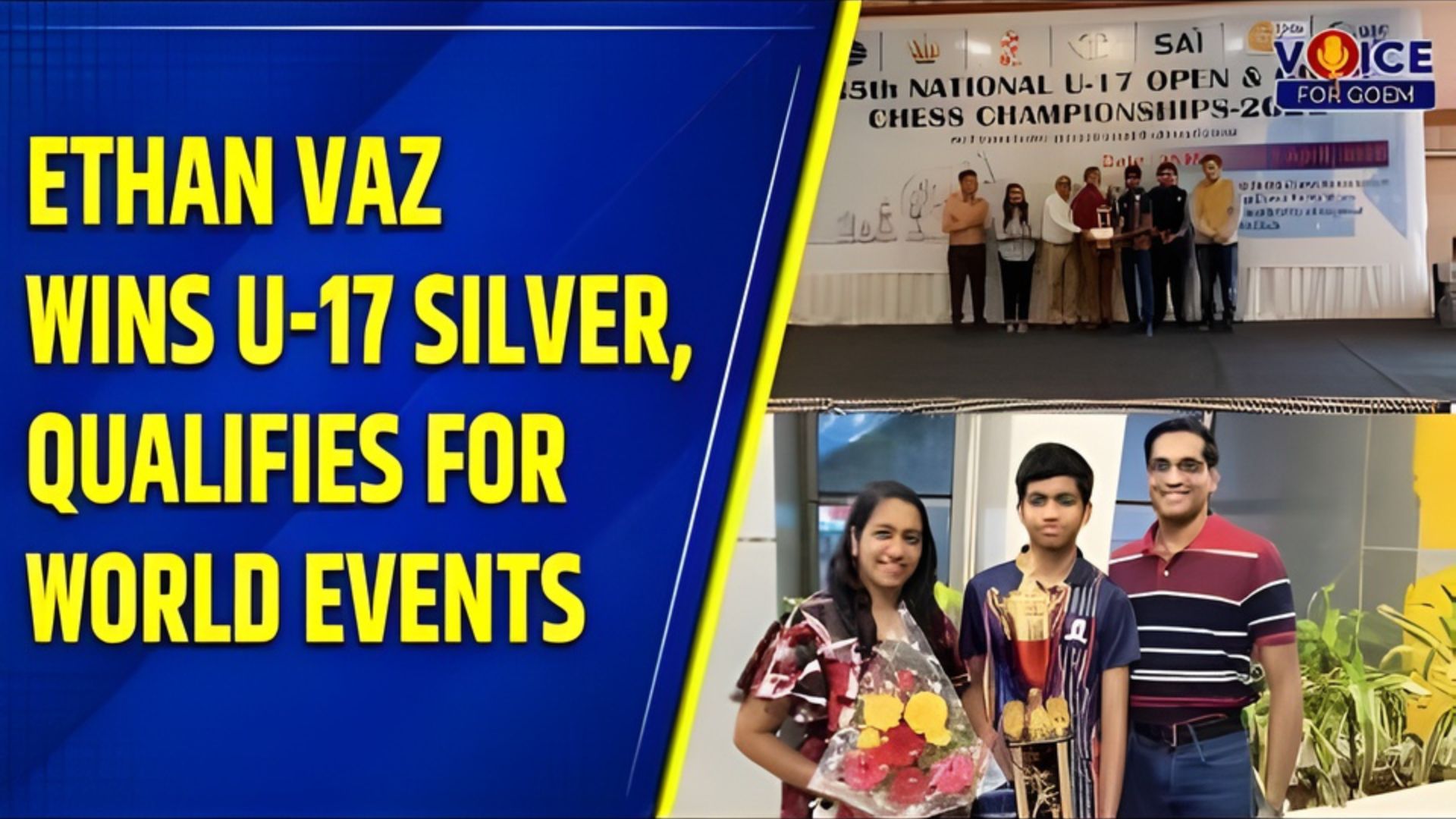 Ethan Vaz bags U-17 silver, qualifies for world events