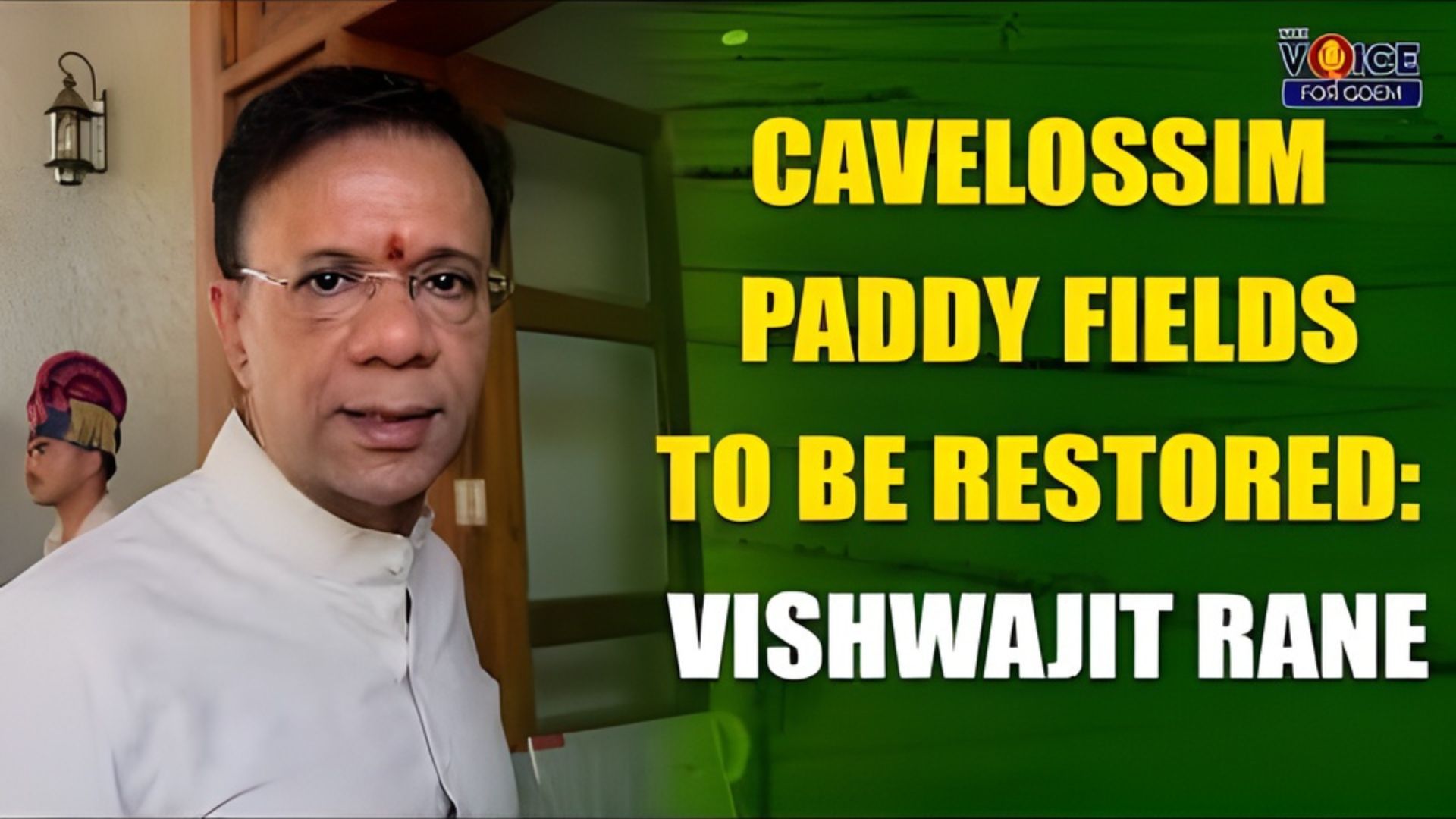 No zone change, only land restoration: Vishwajit Rane