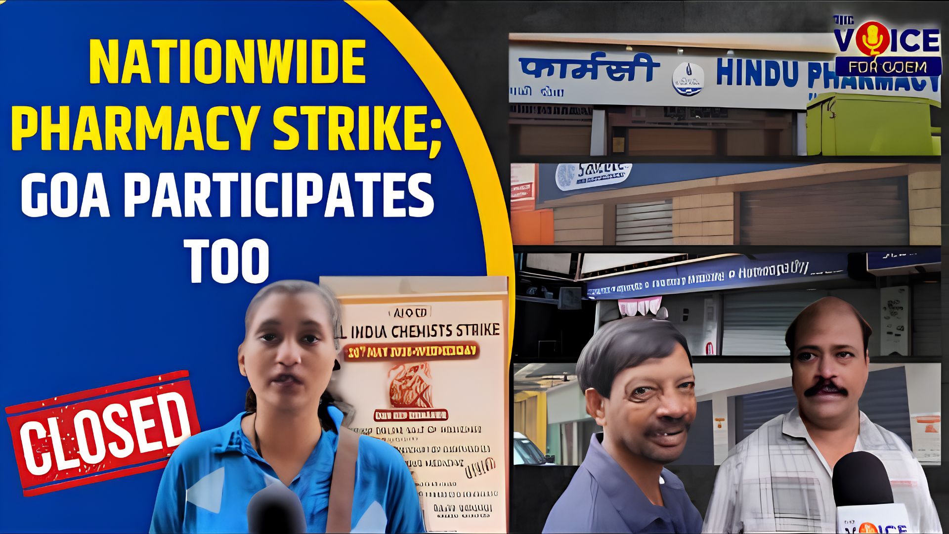 Nationwide pharmacy strike; Goa participates too