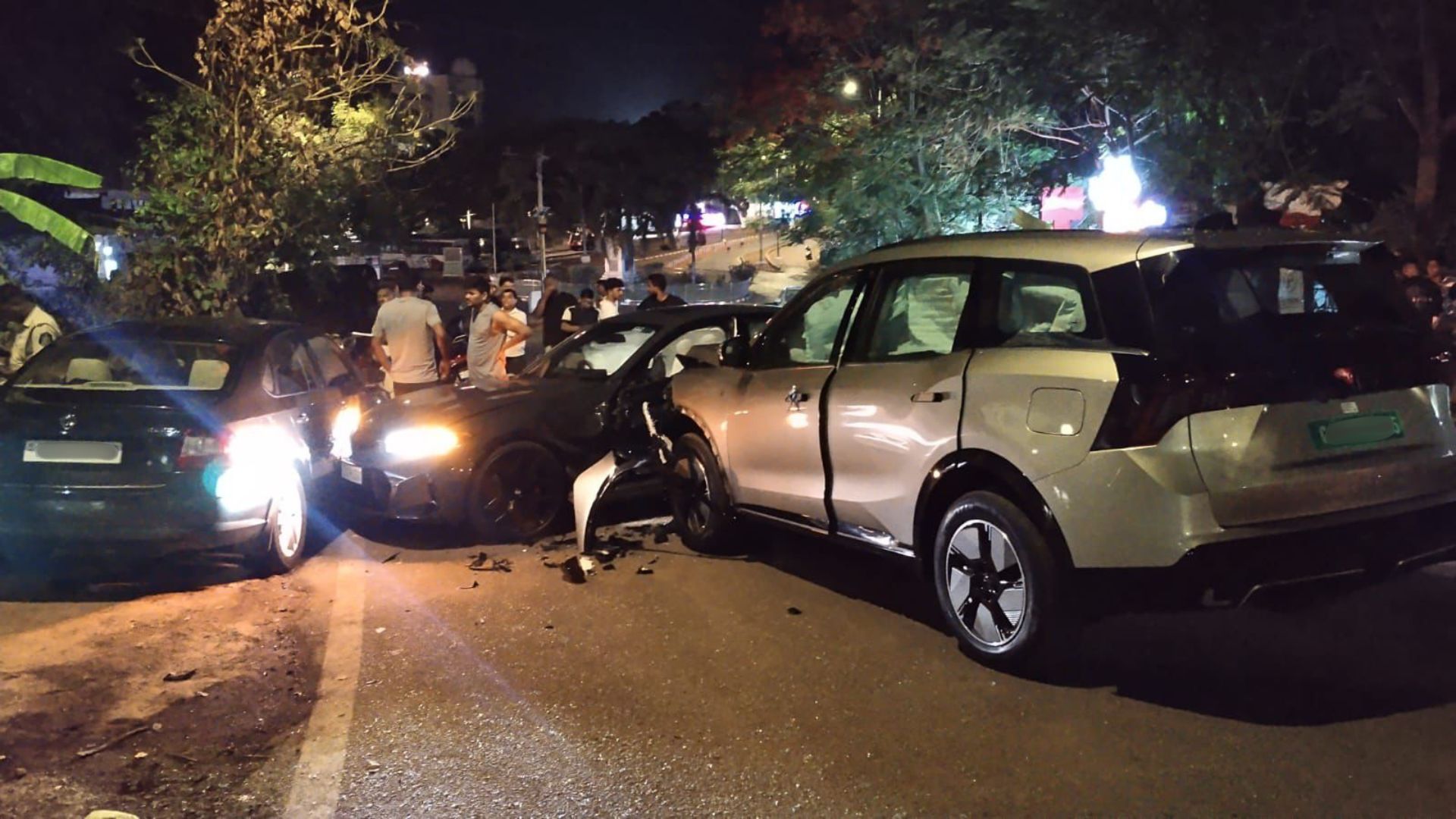 BMW hits three vehicles at Dona Paula; driver arrested for drunk driving