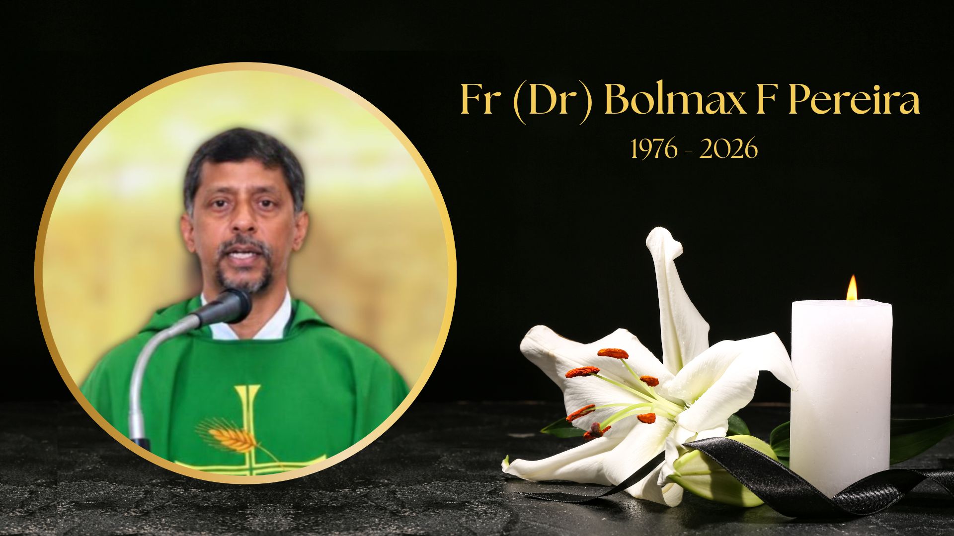 Fr Bolmax Pereira demise: Condolences pour in