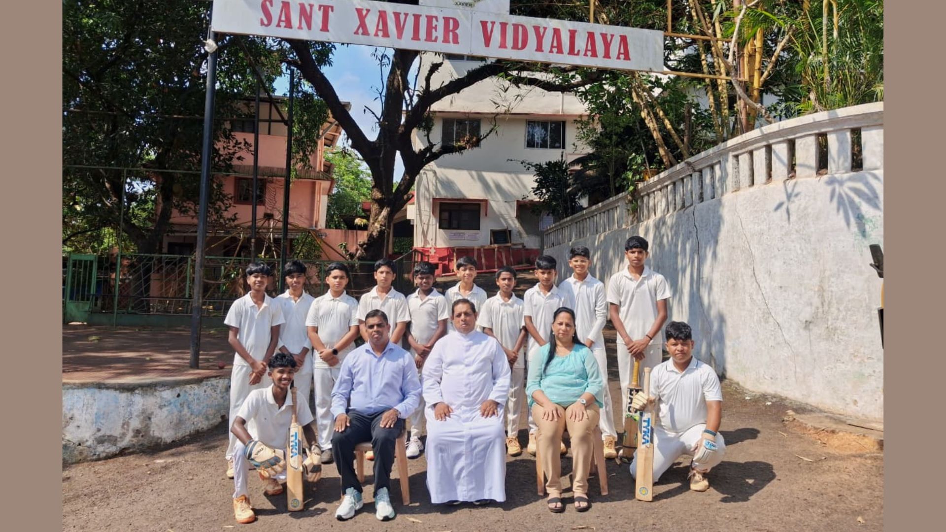Sant Xavier Vidyalaya Korgao wins U-14 cricket title