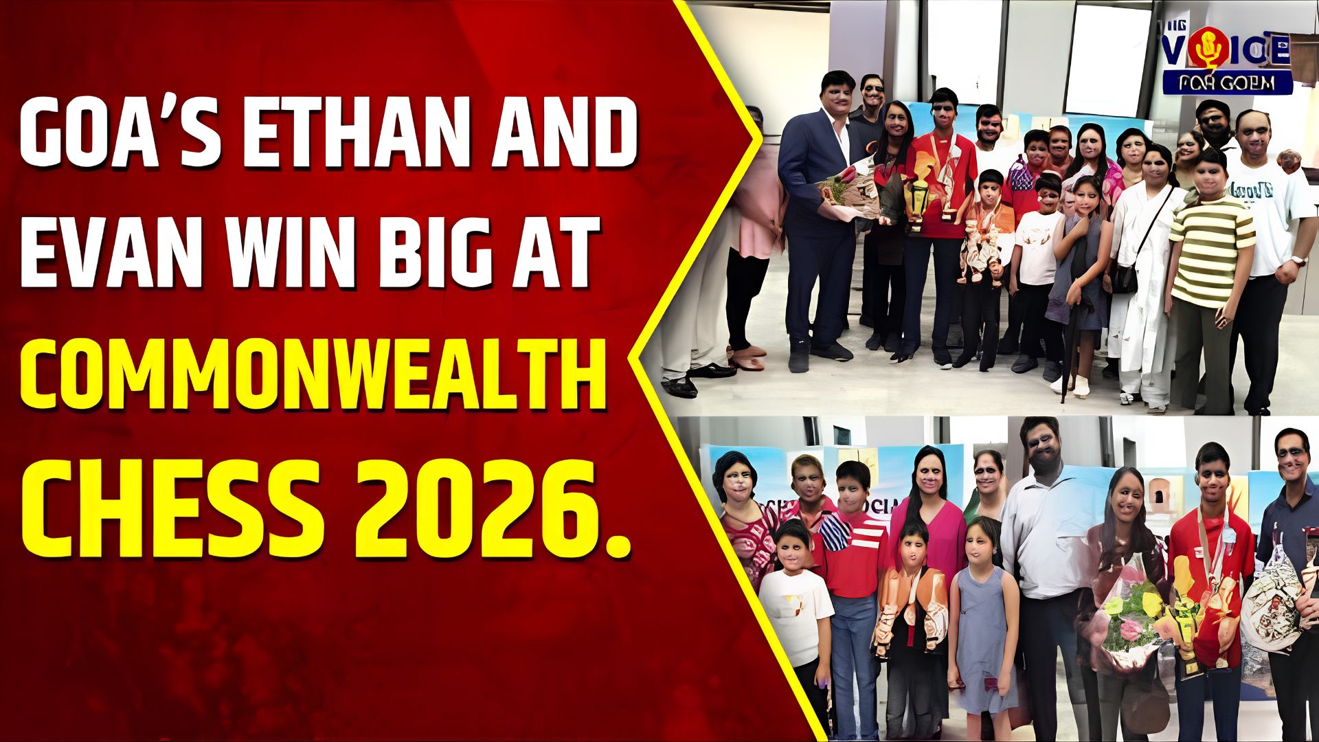 Goa Young Chess Players win big at Commonwealth Chess Championships 2026